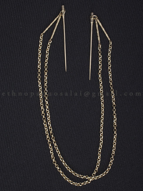 Statinėliniai smeigtukai, sujungti dviguba grandinėle su skirstikliais iš Marvelės, IIa. 2